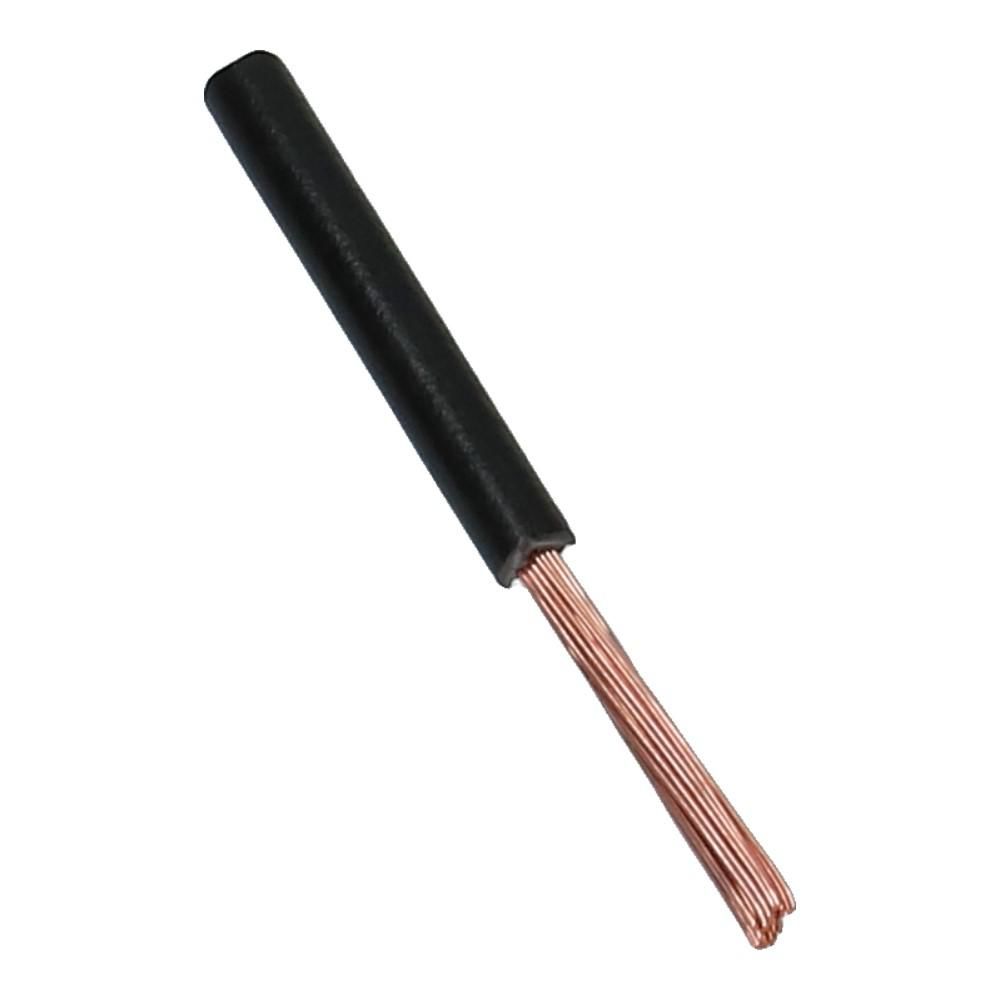 Montagedraad H07V-K 1.5mm² zwart 70°C Eca - 100 meter
