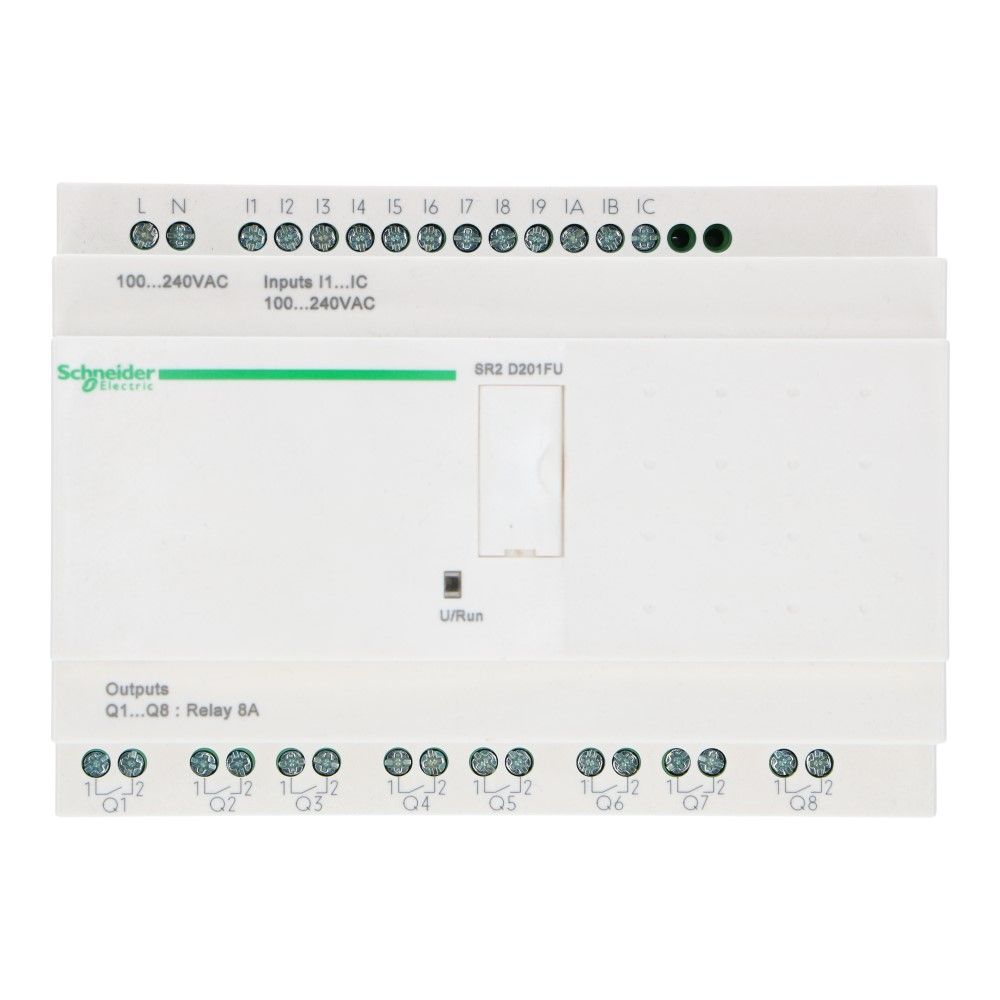 Zelio PLC zonder klok 20I-O 12in 8uit 100-240VAC