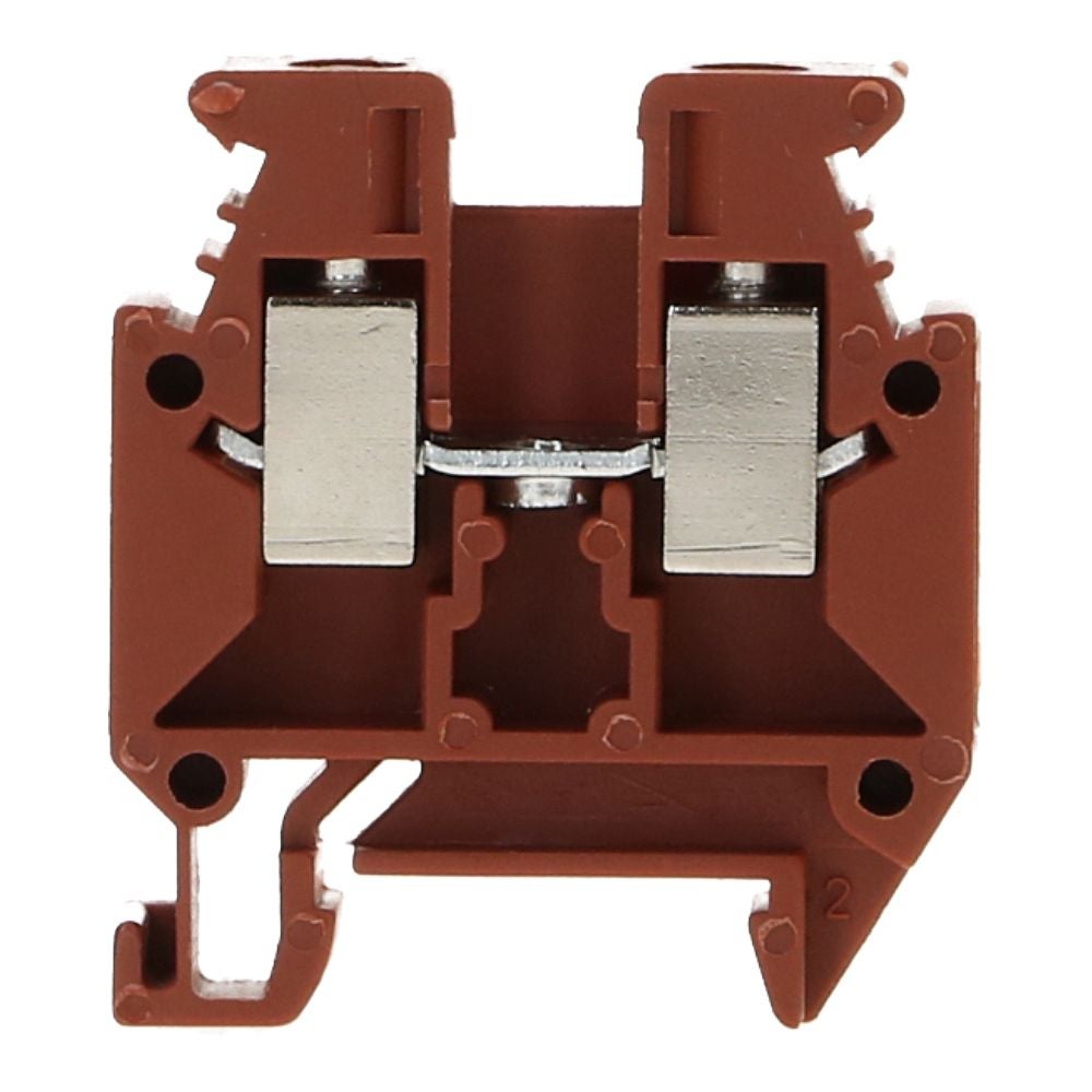 TS15 mini-rijgklem 0.2-4mm² bruin