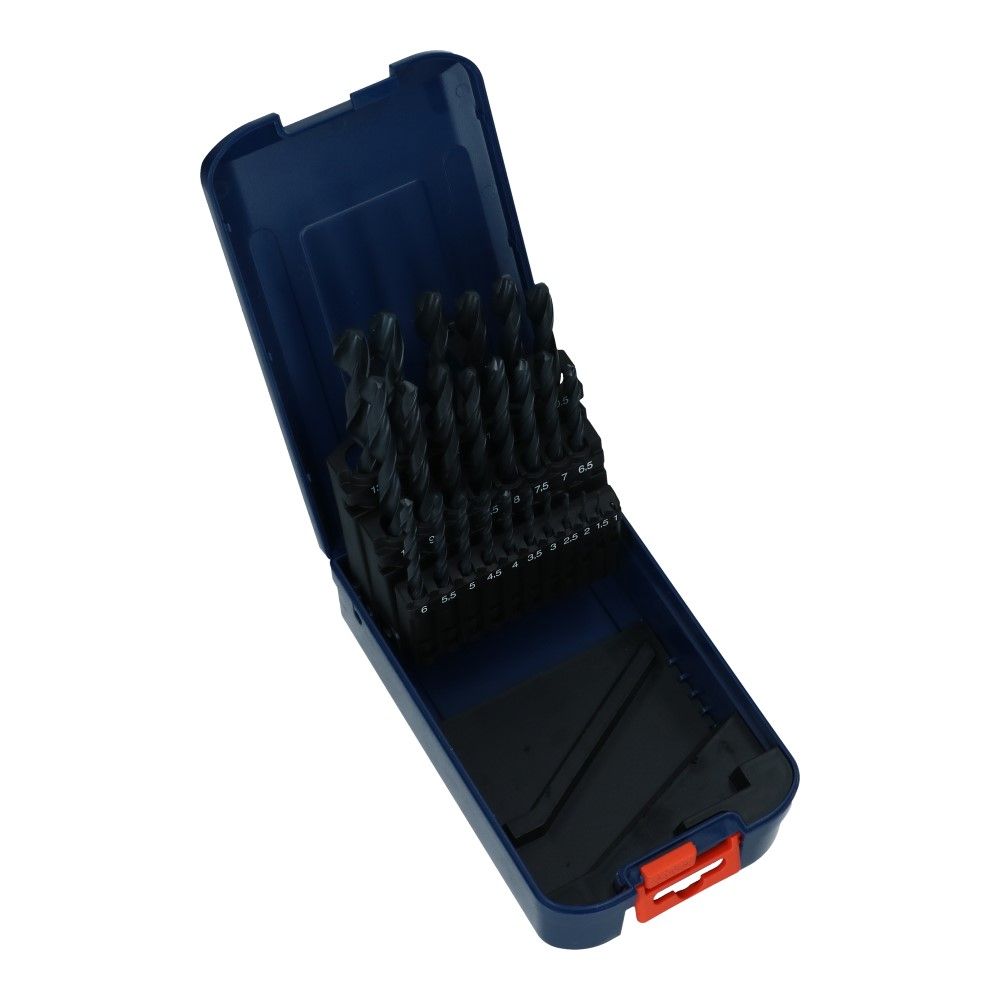 25 delig Spiraalboor set 1.0-13.0mm