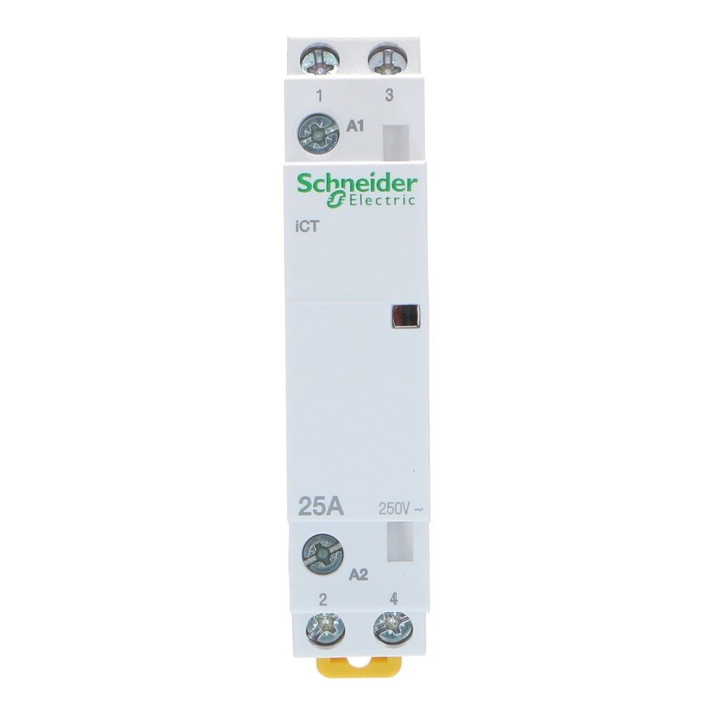 2 polig Installatierelais 25A 230VAC 2 NO iCT