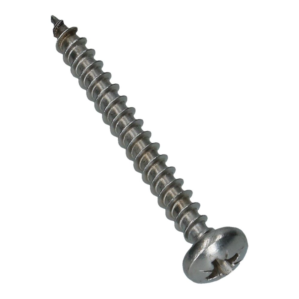 Spaanplaatschroef 5x45 bolkop RVS A2 PZ2 - 200 stuks