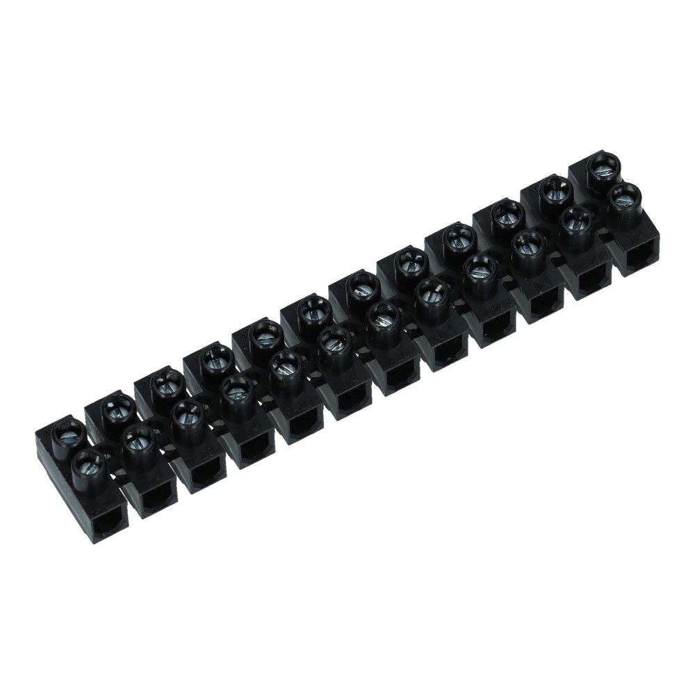 0.5-4mm² Kroonsteen 32A 450V 12 polig Zwart