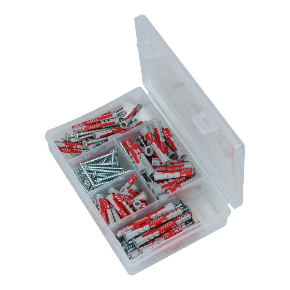 DuoPower Profibox assortiment plug en schroef kort/lang