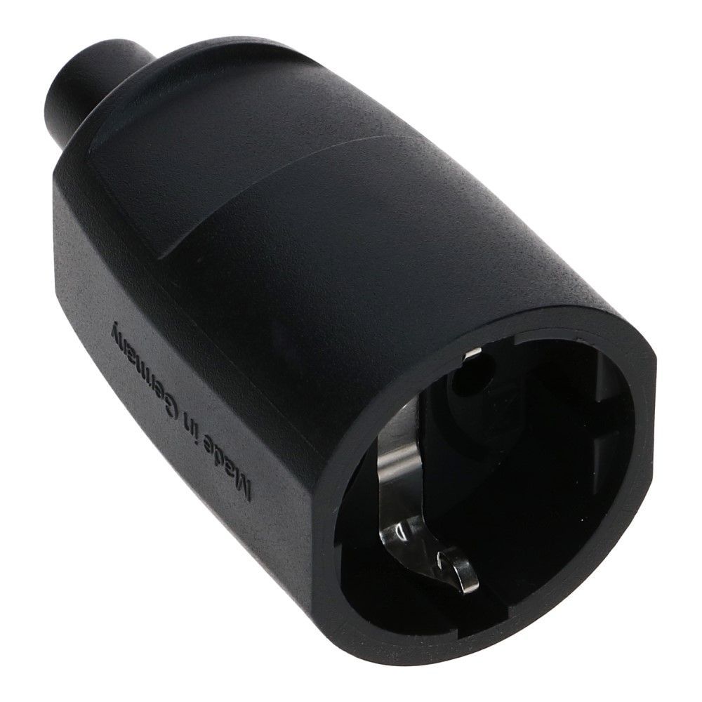 Contrastekker PVC zwart met randaarde