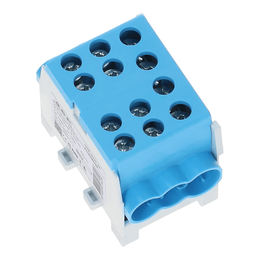 HLAK Hoofdkabel aftakklem 1x35mm²/2x25mm² blauw