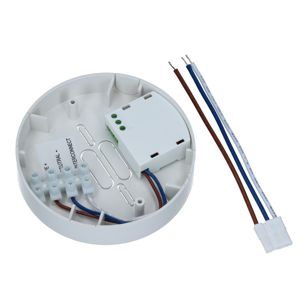 Sokkel met koppelrelais alarm voor rook- en hittemelder FIT230-serie
