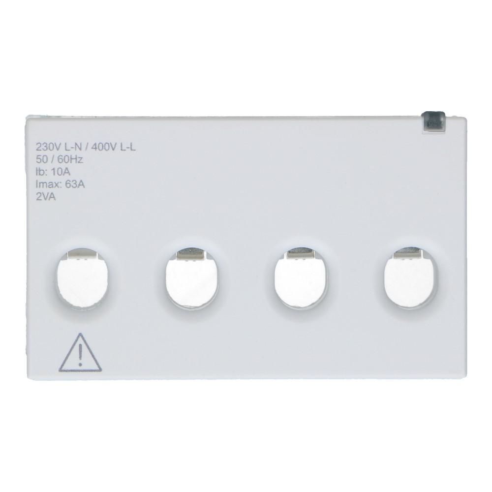 Acti9 PowerTag 3 polig + nul ondermontage pitch 18mm