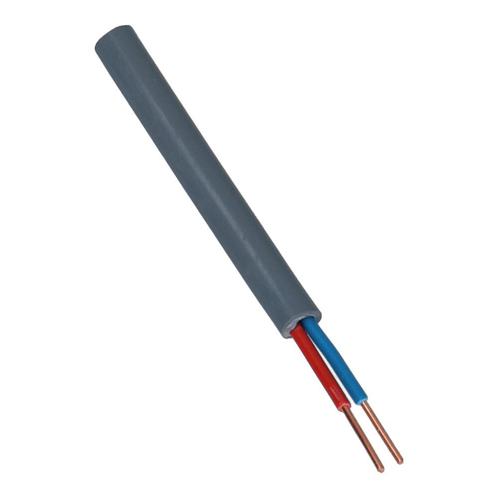 Signaalkabel 2x0.8mm² grijs Dca - 100 meter