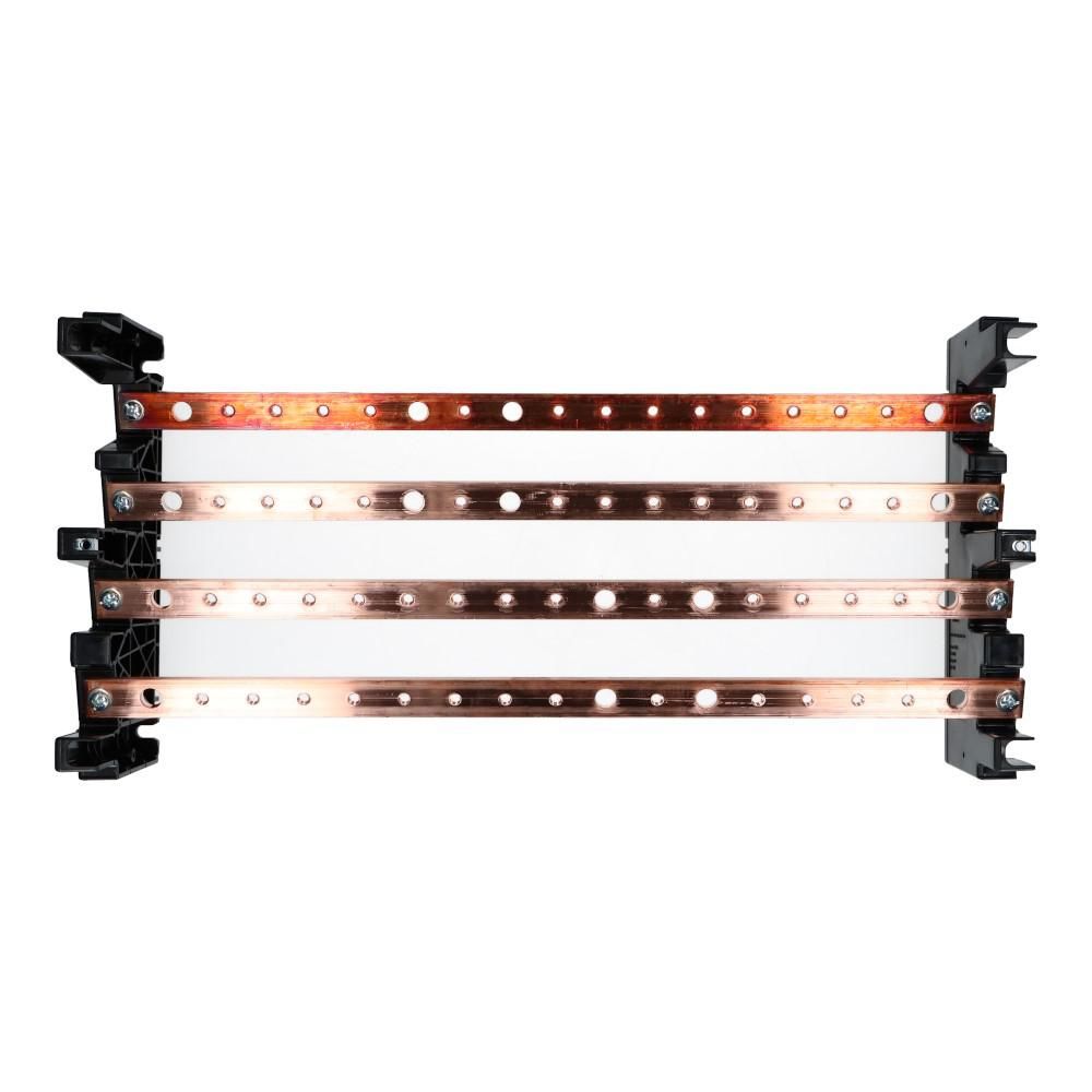 Verdeelblok BS 250A 4 rijen 15 aansluitingen 750VAC