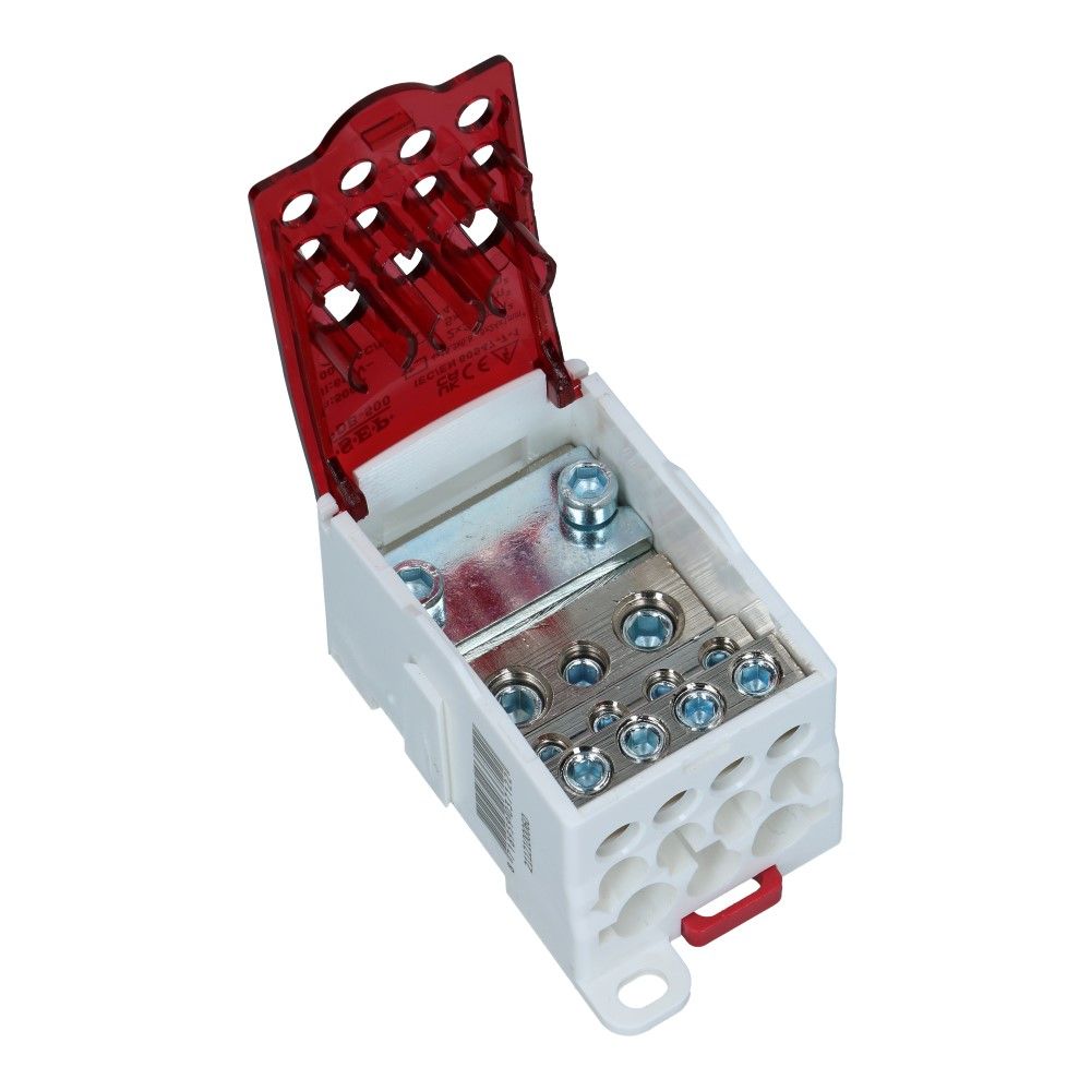 Aftakklem PDB 500A 3x15..8x24mm - 2x35mm² 5x16mm² 4x10mm² 24.5kA
