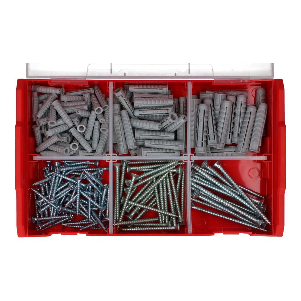 Nylon plug SX Fixtainer assortiment plug met schroef