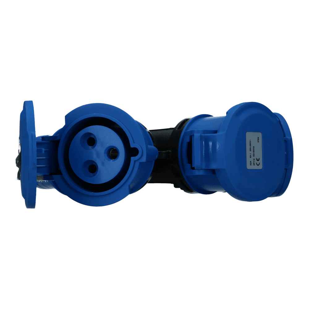 3 weg splitter 1x CEE naar 3xCEE 3p+n+e 32A