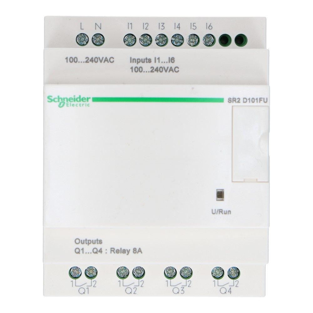 Zelio PLC zonder klok 10I-O 6in 4uit 100-240VAC