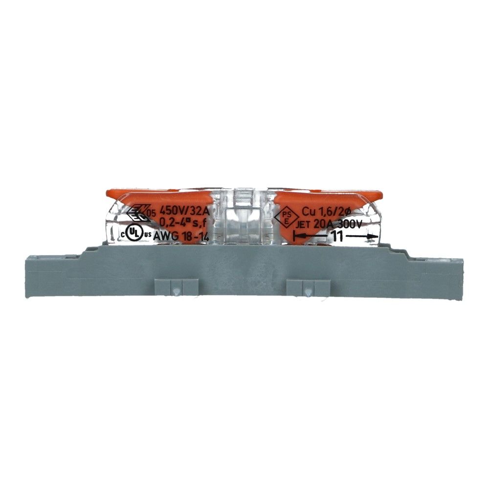 WAGO Bevestigingsadapter doorvoerconnector 1-voudig schroefbevestiging - 5 stuks