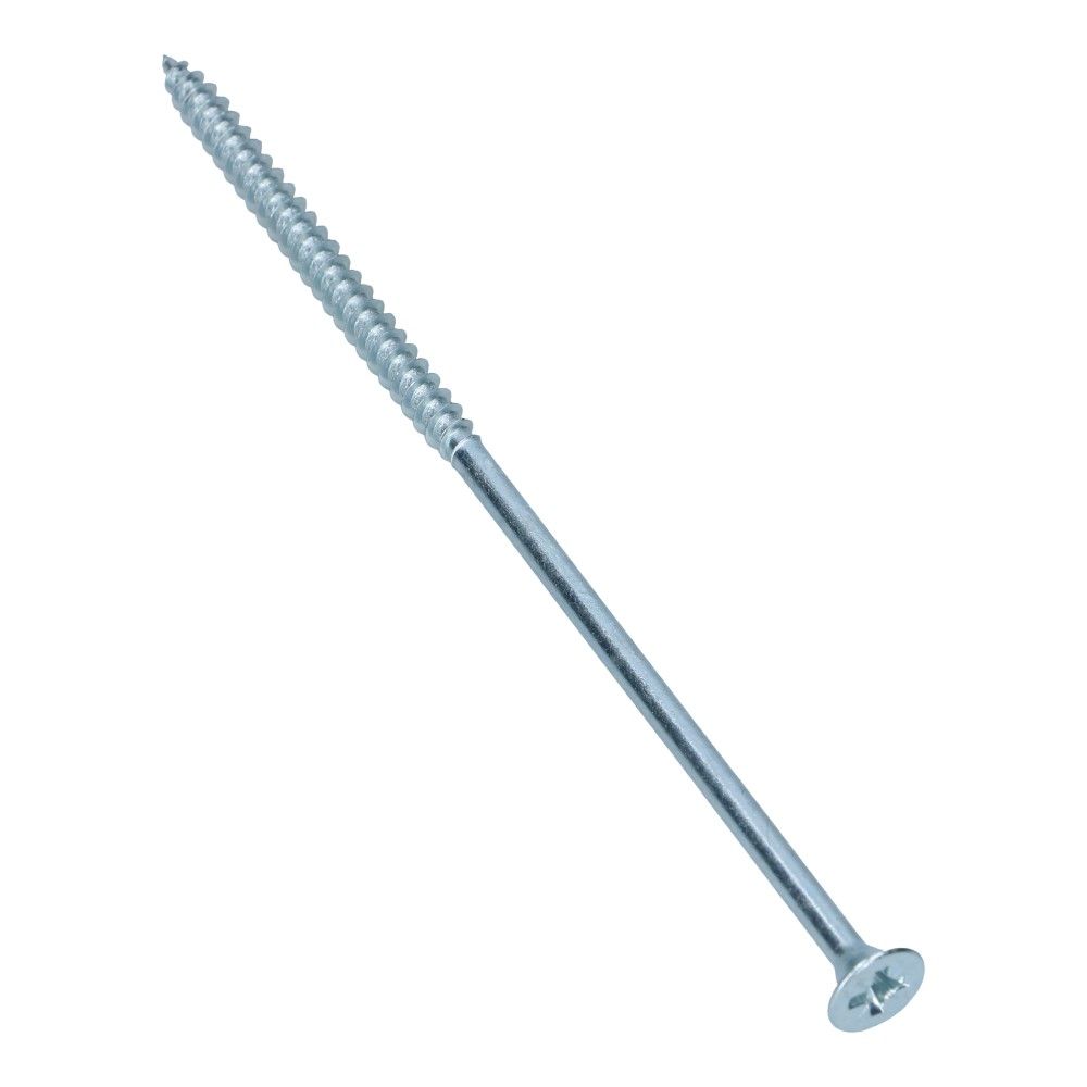 Spaanplaatschroef 6x160mm Verzonken Pozidrive 3 Deeldraad - 100 stuks