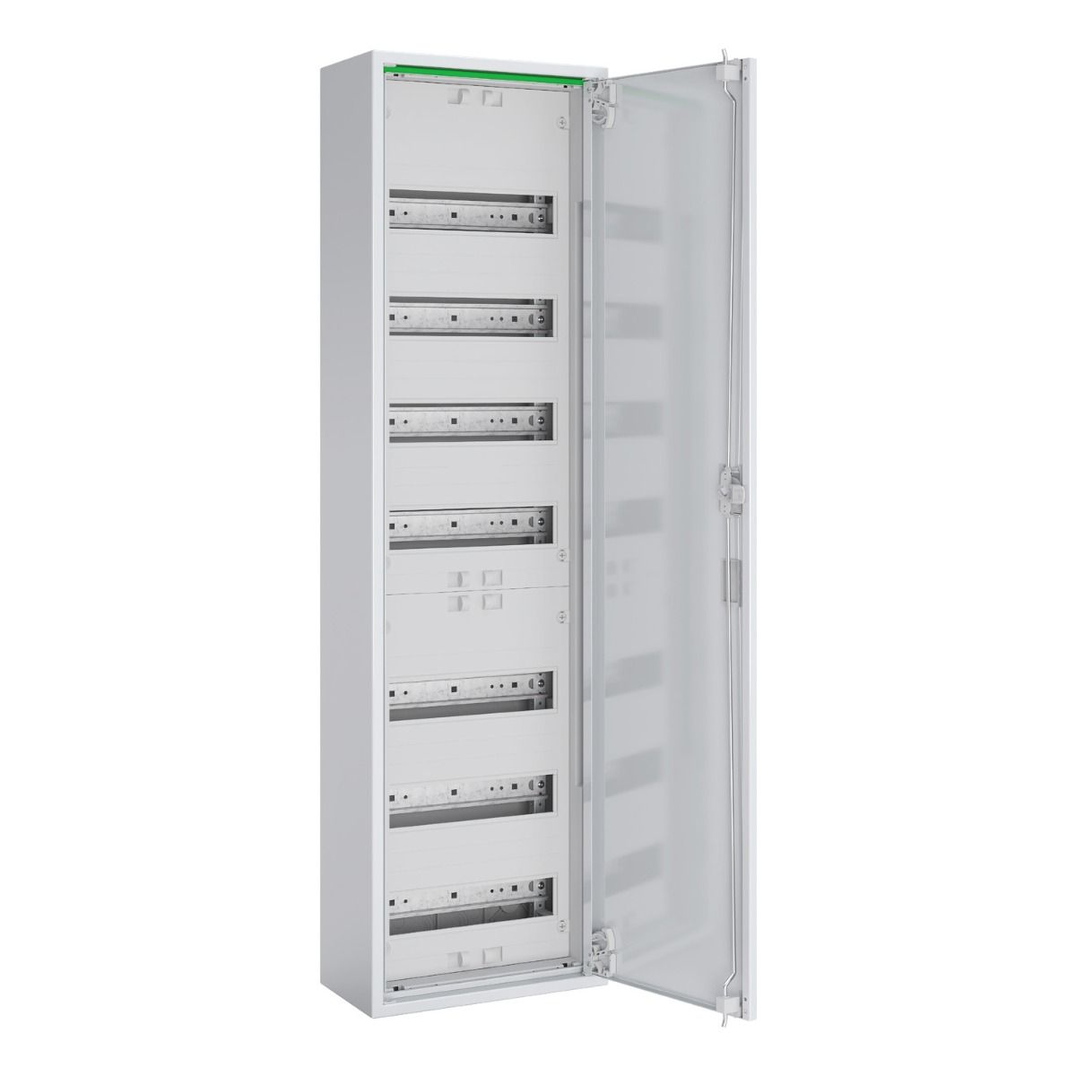 84 modules 1 kolom 7 rijen metalen wandbehuizing PrismaSeT XL 250A