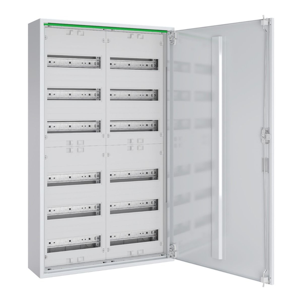 144 modules 2 kolommen 6 rijen metalen wandbehuizing PrismaSeT XL 250A
