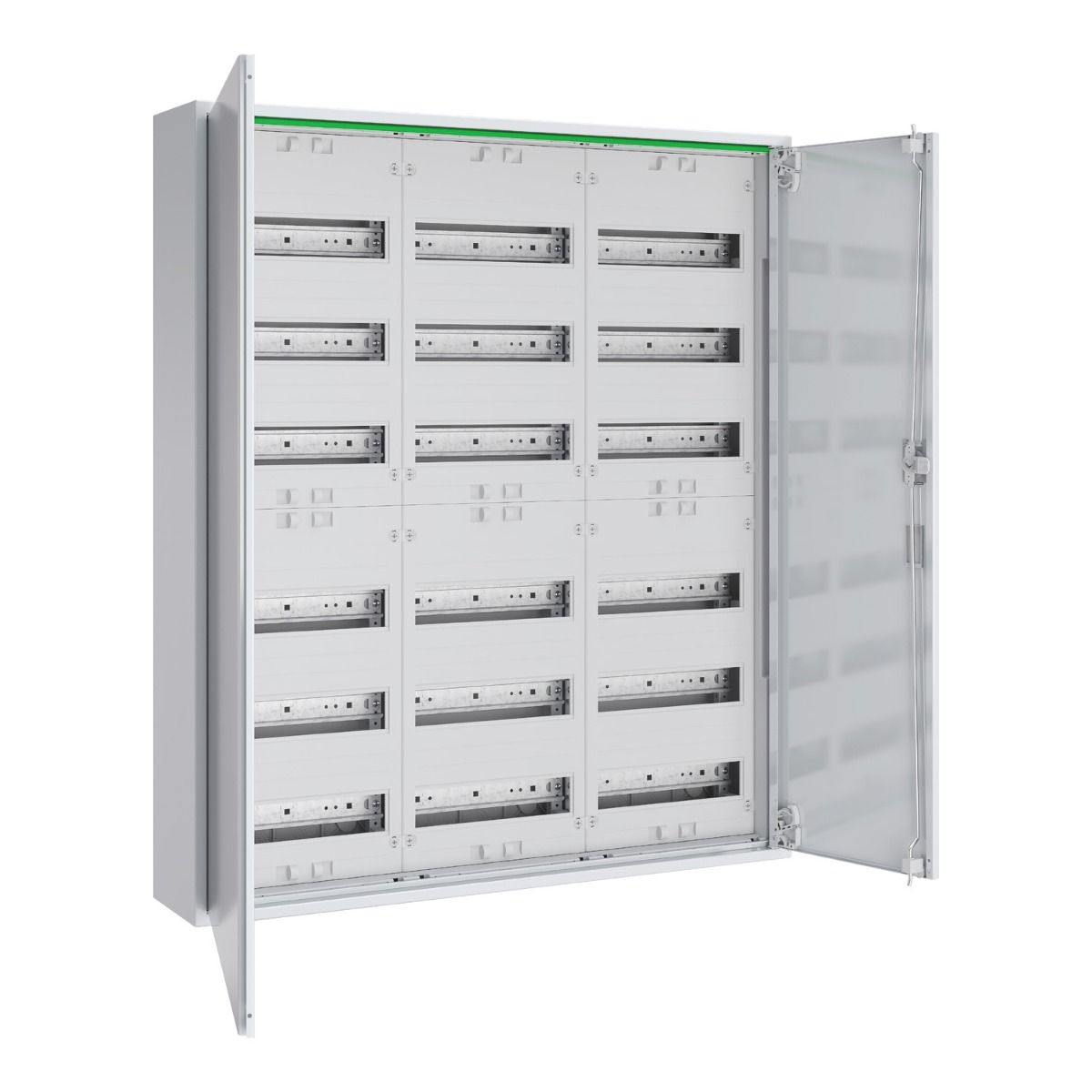 216 modules 3 kolommen 6 rijen metalen wandbehuizing PrismaSeT XL 250A