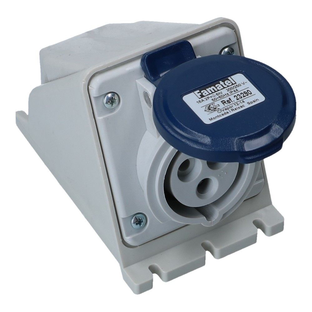 CEE female 3 polig 6H 16A IP54 wcd 220-240VAC