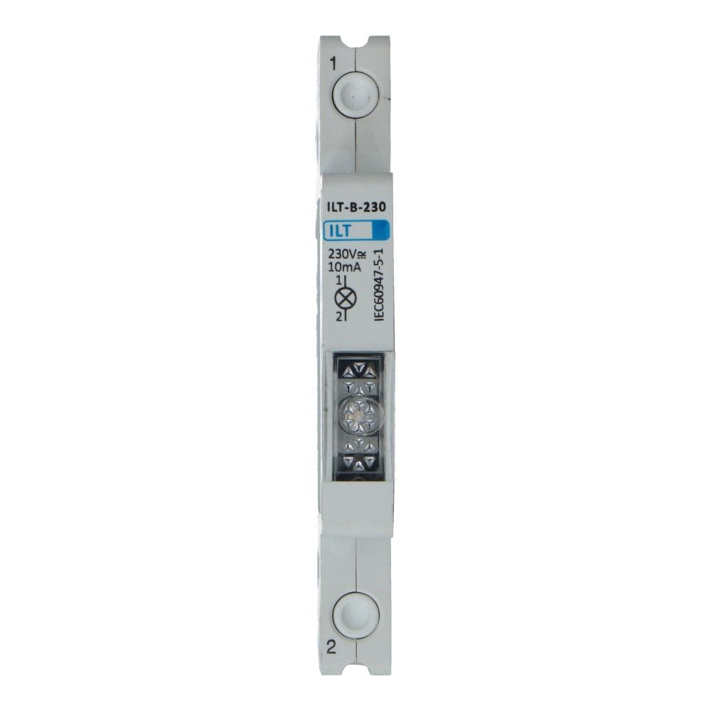 Indicatie led blauw 230VAC 9mm
