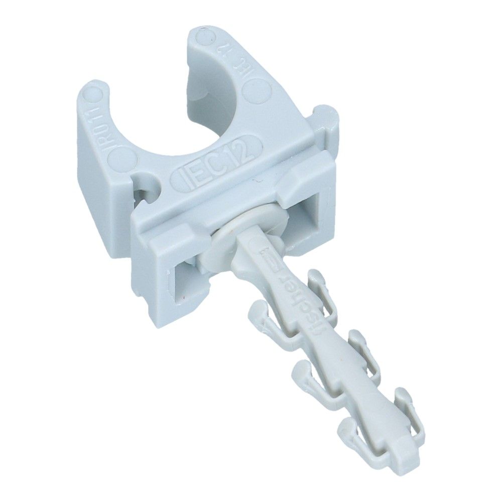 Klembeugel met plug SF Plus RC 12-13mm lichtgrijs - 100 stuks
