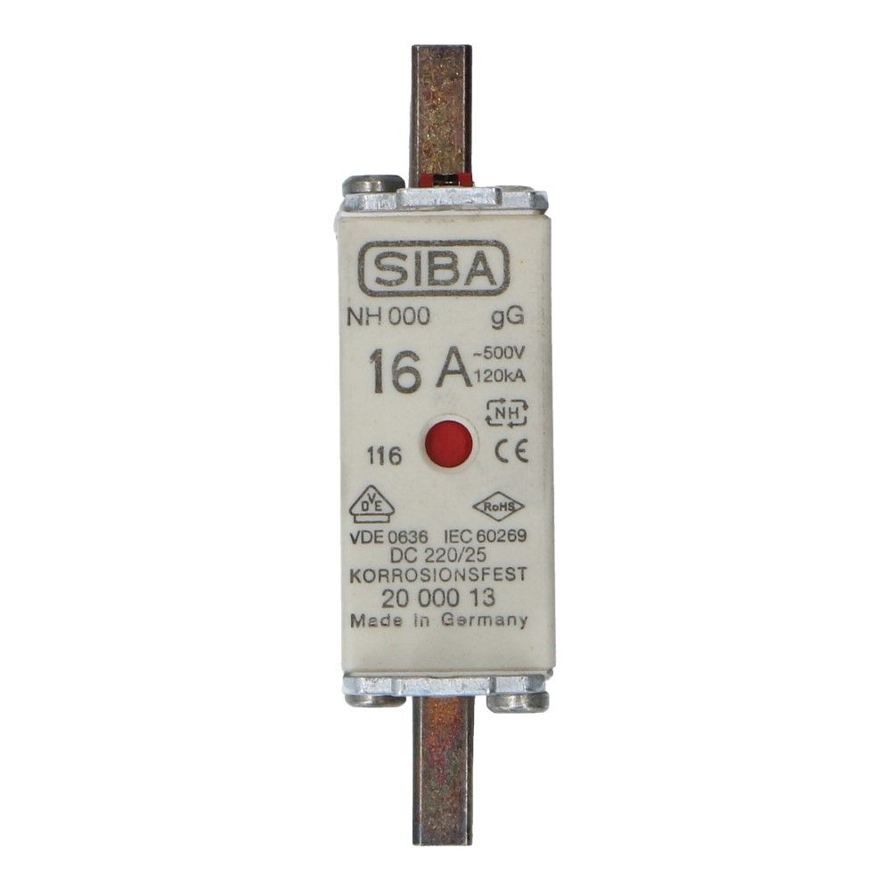 Mespatroon NH000 16A gL/gG 500V 78x20.5x42