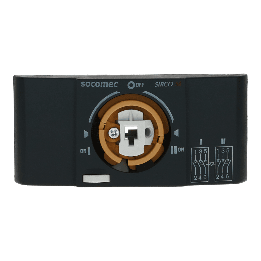 Omschakelaar frontplaat Sirco I-0-II 16-80A