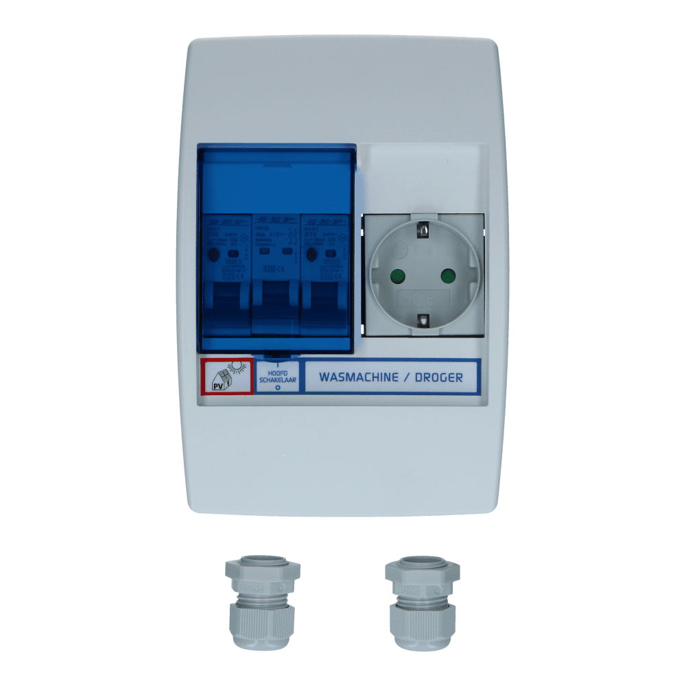 PV verdeler Blue-line 1xwcd Aardlekautomaat 20A B 100mA