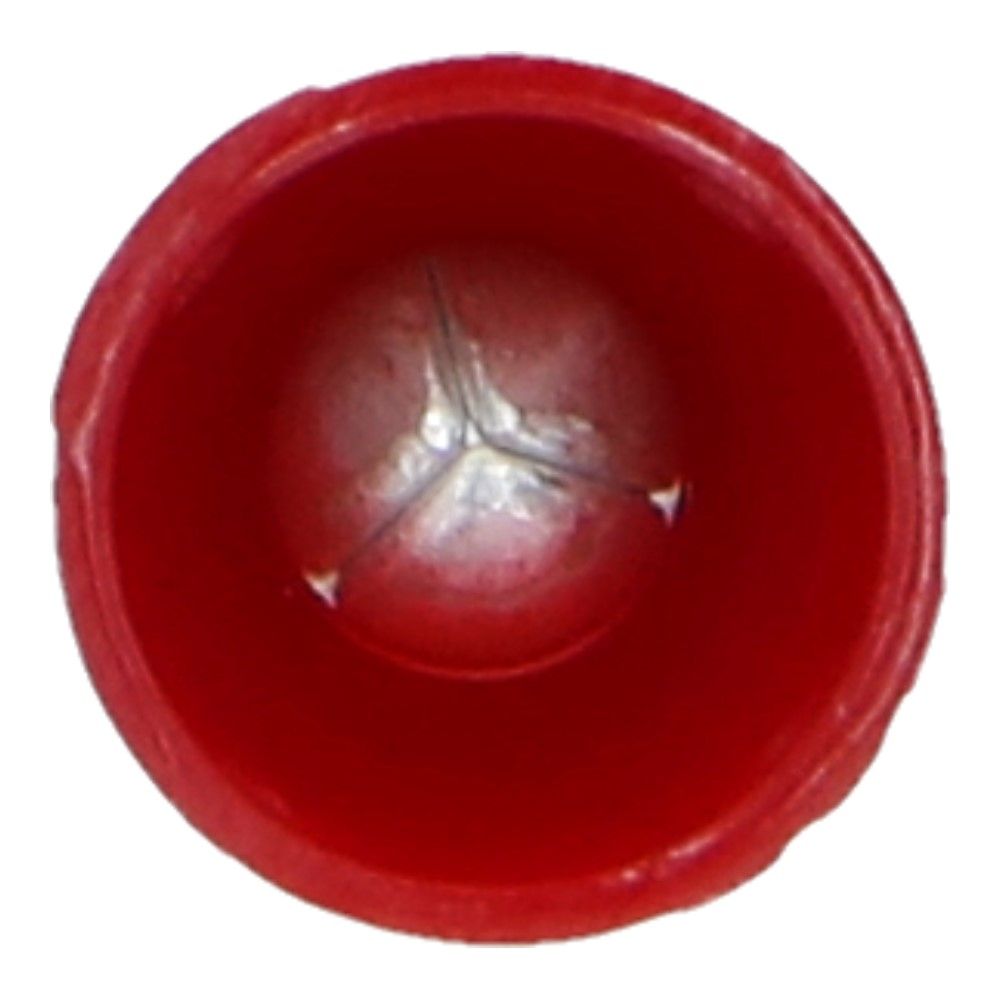 Kabelschoen rondstekker ISO B-4mm L-13mm Rood - 100 stuks