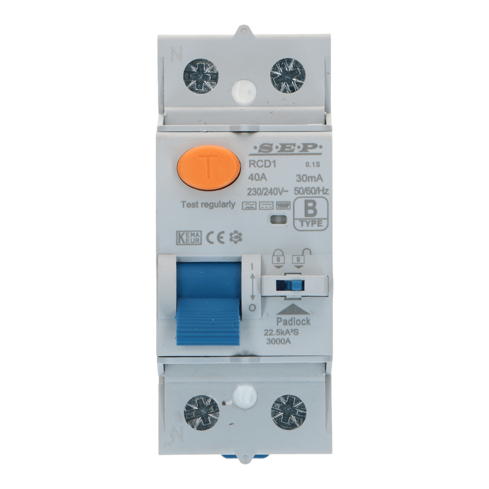 Aardlekschakelaar 125A 2 polig 500mA Type B-selectief 10kA RCD1