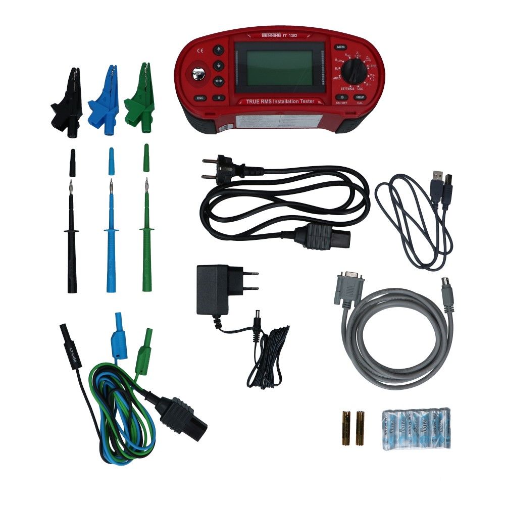 Installatietester IT 130 True RMS met USB en RS232
