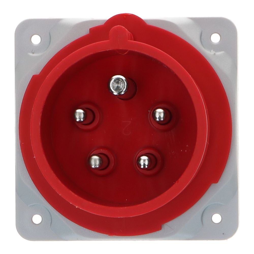 CEE male 5 polig 6H 16A IP54 toestelcontactdoos 380-415VAC