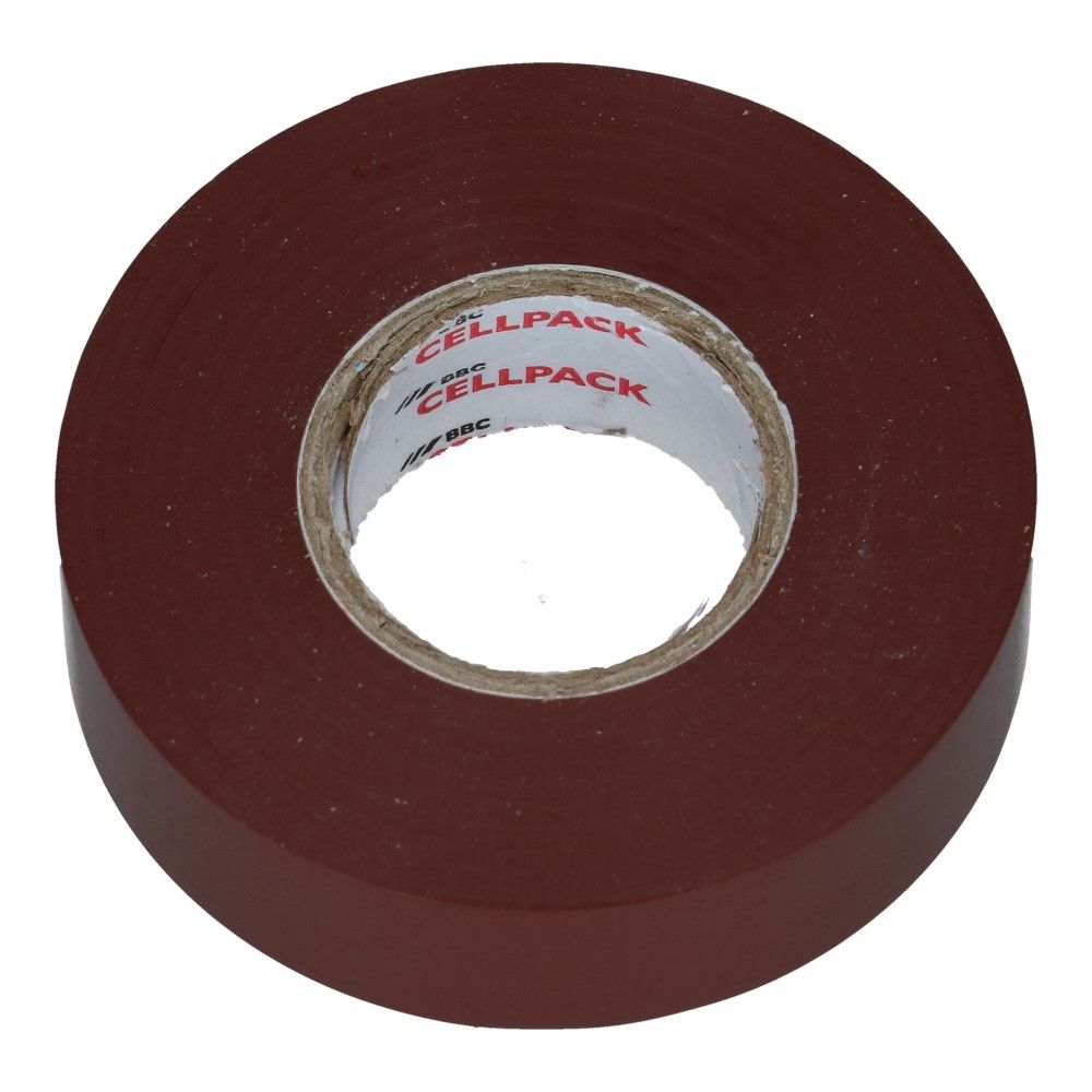Extra sterk bruin PVC Isolatietape 19mm - 20 meter