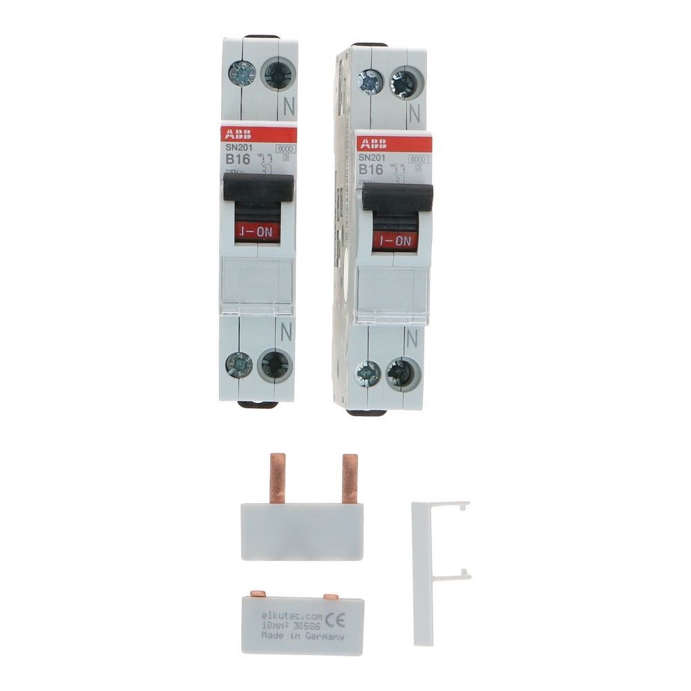 ABB Installatieautomaat Kookgroep B16 2x 1 polig + nul SN201