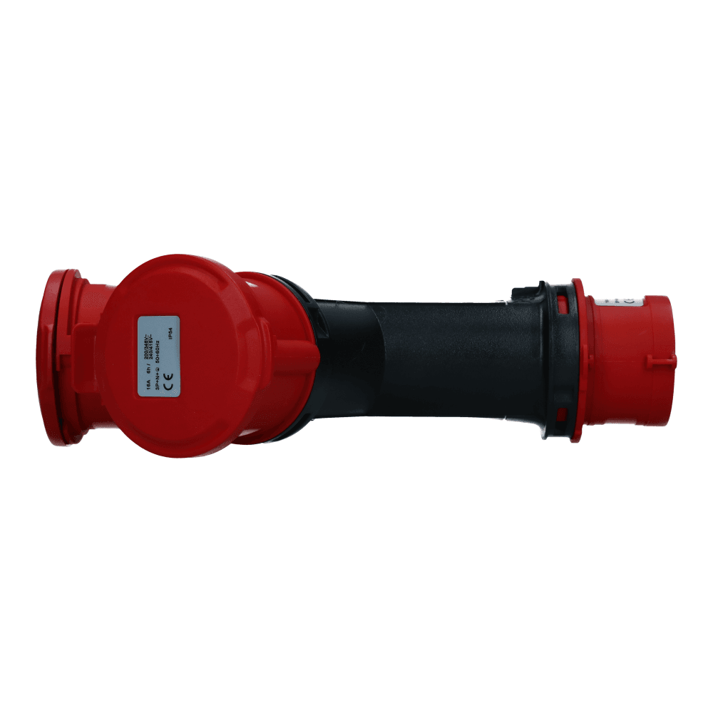 3 weg splitter 1x CEE naar 3xCEE 3p+n+e 16A