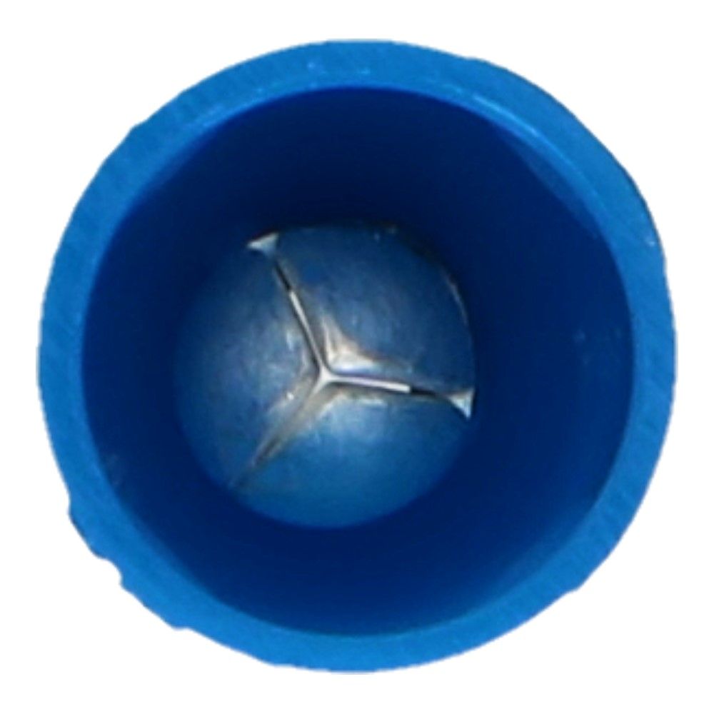 Kabelschoen rondstekker ISO B-4mm L-13mm Blauw - 100 stuks
