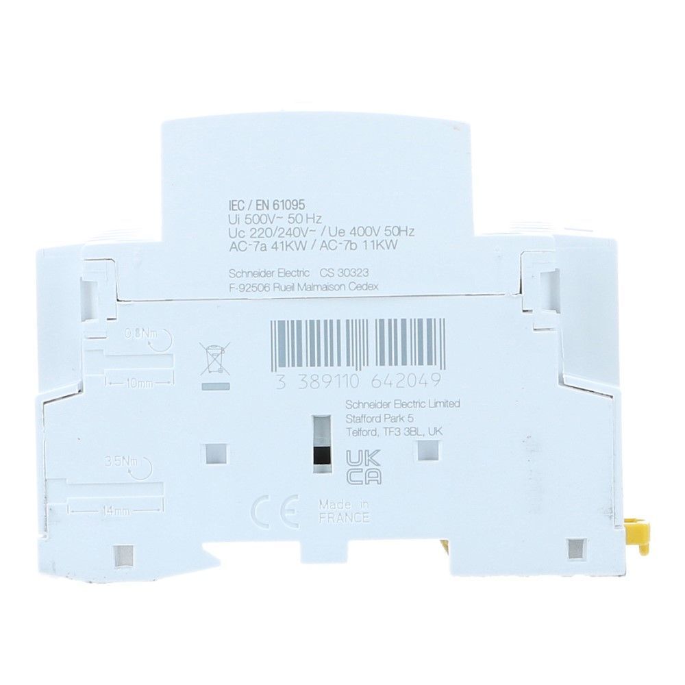 Modulaire contactor 4P 63A 220-240VAC 50Hz