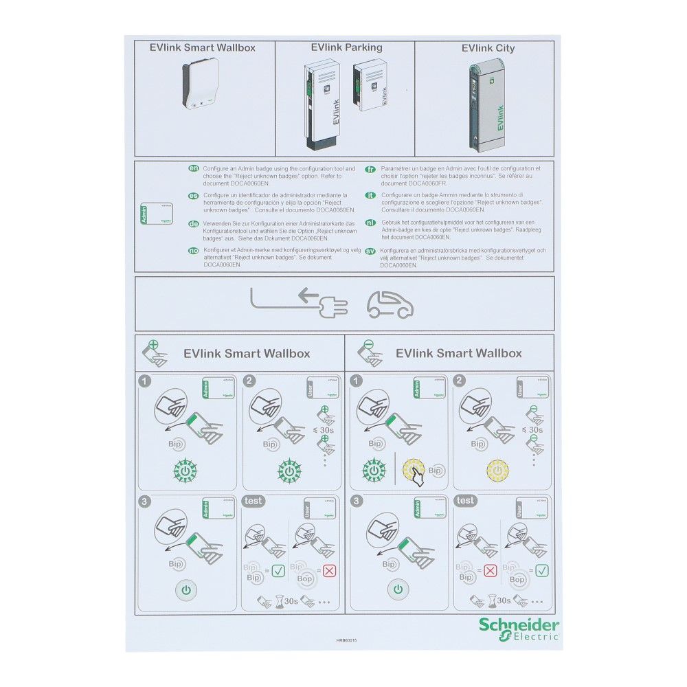 EVlink RFID kaarten - 10 stuks