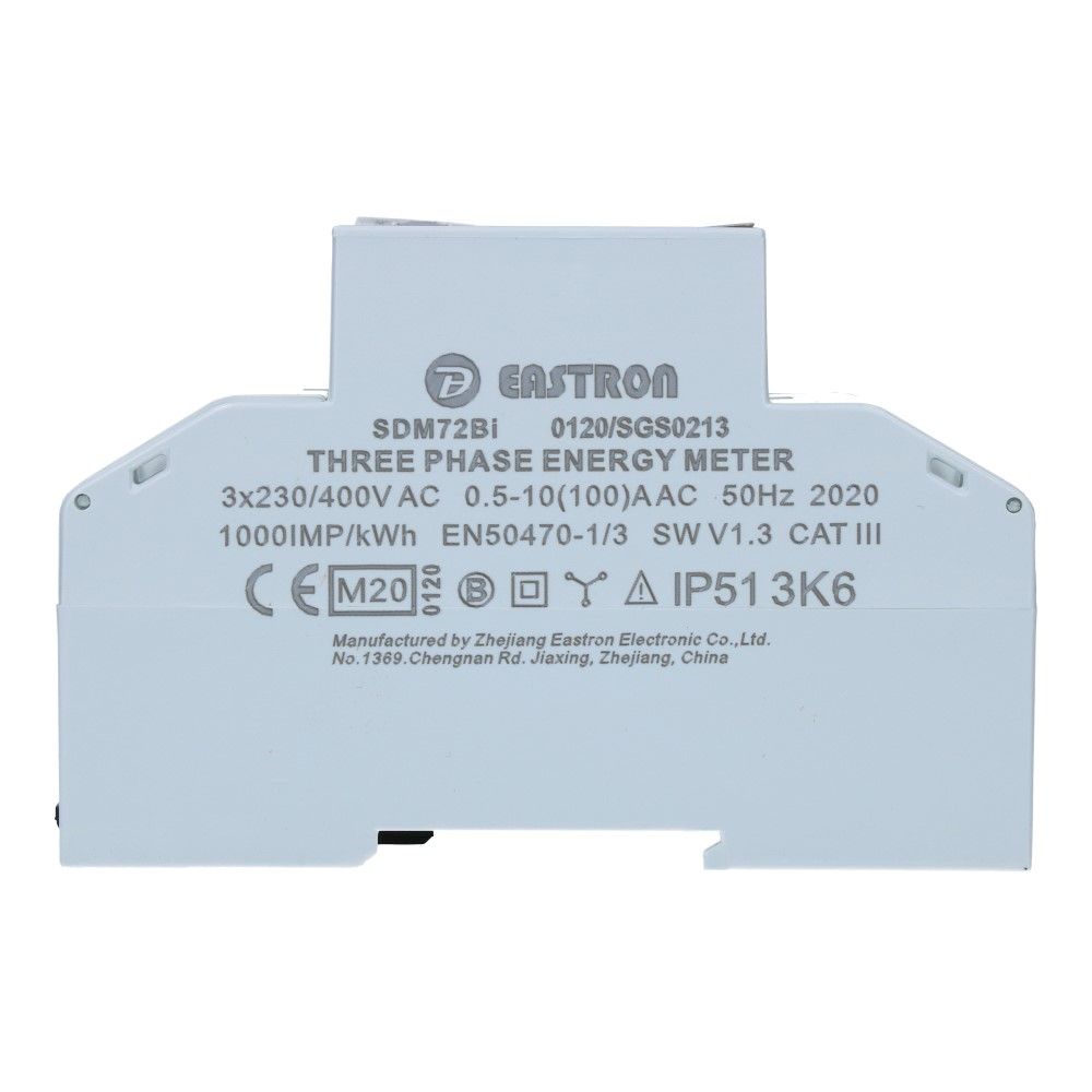 kWh meter 3 fase  MULTI 10/100A MID Factureerbaar Reset Imp/Exp