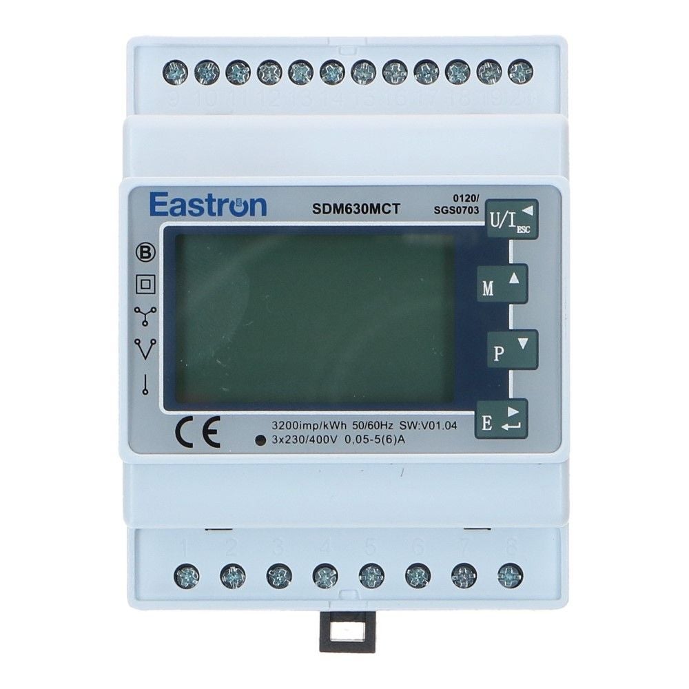 kWh meter 3 fase MULTI 5-6000A MID Factureerbaar Indirect kWh meter 3 fase MULTI 5-6000A MID Factureerbaar Indirect