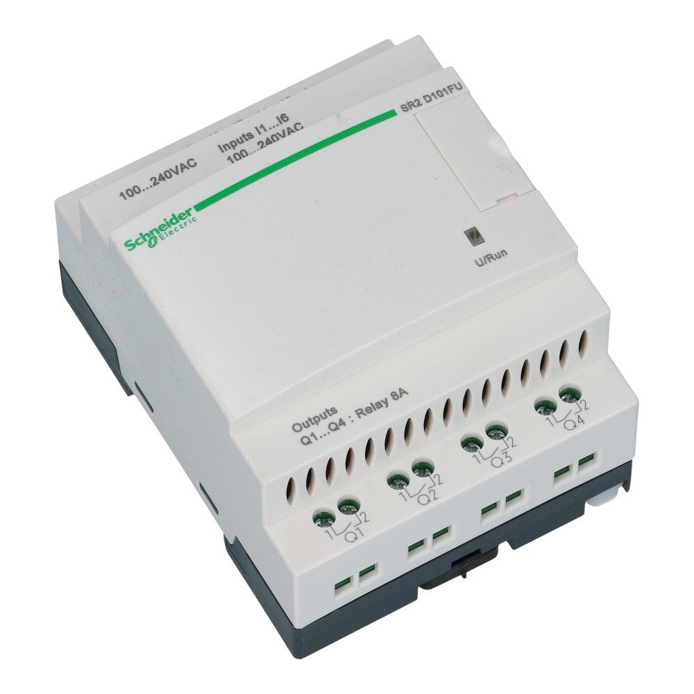 Zelio PLC zonder klok 10I-O 6in 4uit 100-240VAC
