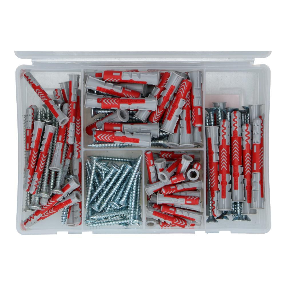 DuoPower Profibox assortiment plug en schroef kort/lang