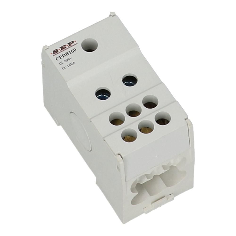 Aftakklem CPDB 160A 1x70mm² 6x25mm²