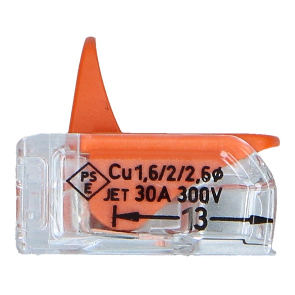 WAGO Verbindingsklem 2 voudig 0.5-6mm² soepel en massief - 50 stuks