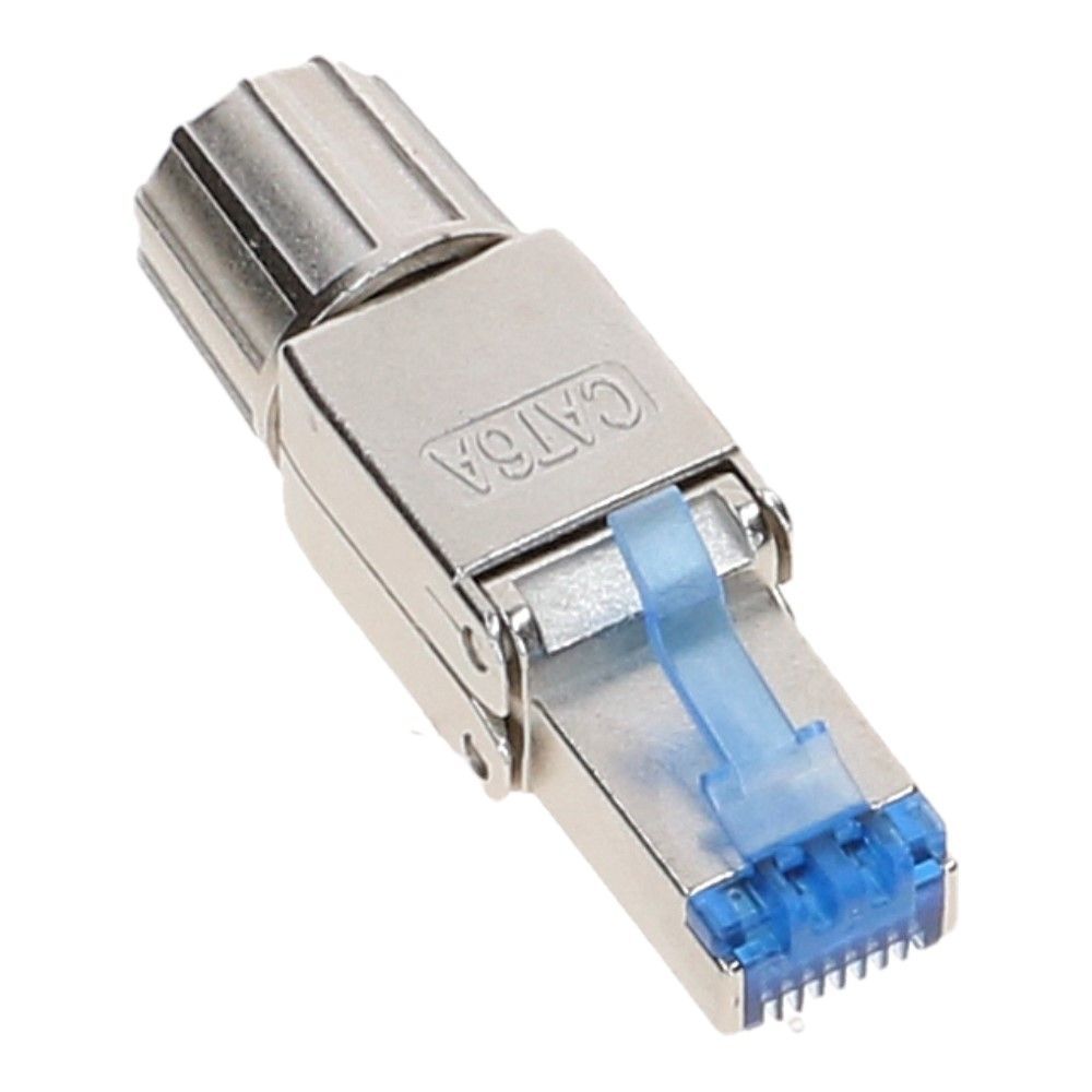 RJ45 Cat 6a netwerkplug shielded easy