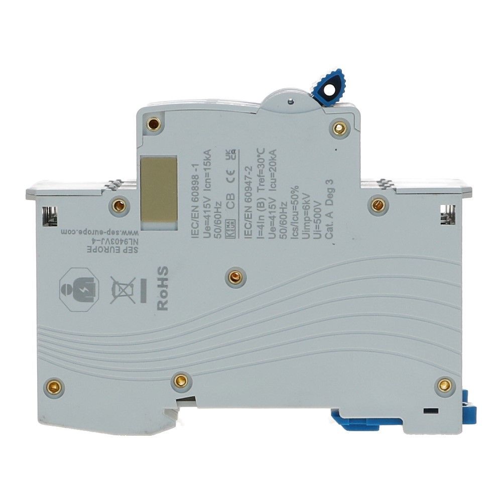 Installatieautomaat  3 polig 3A karakteristiek C 15kA INS1H