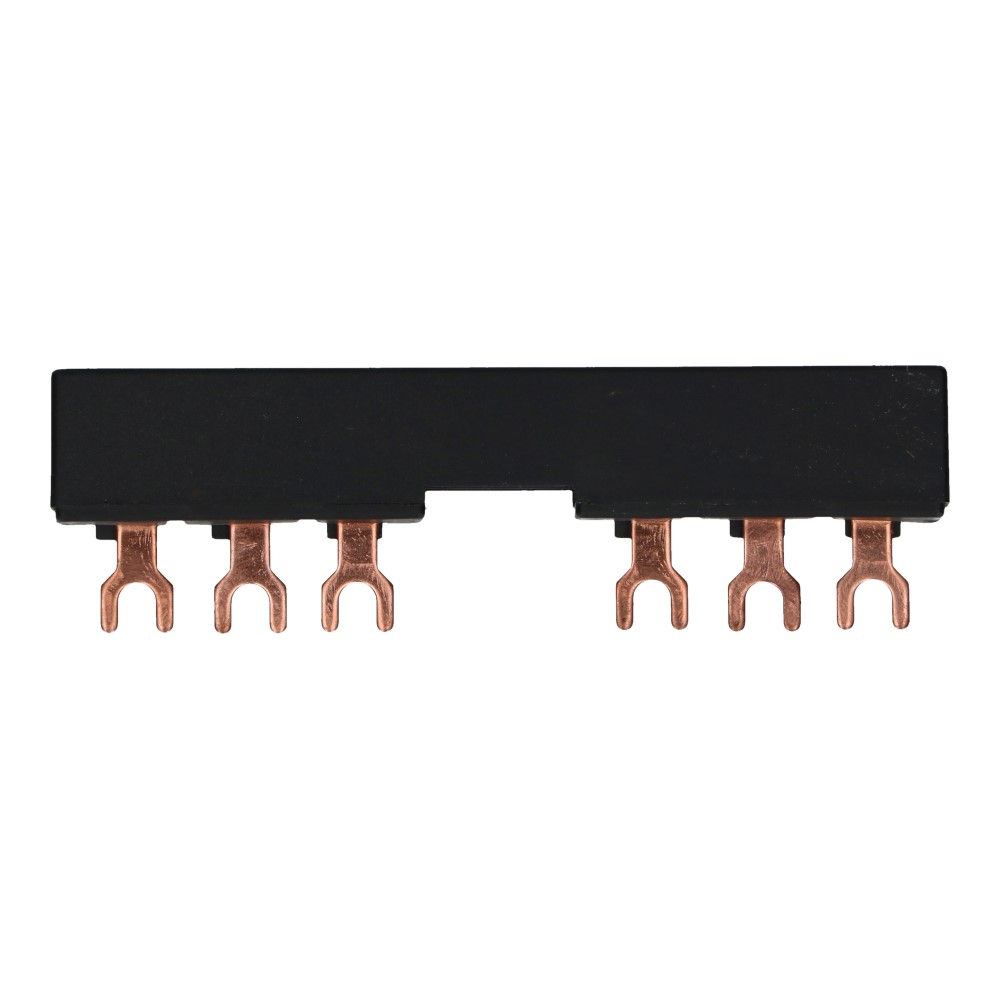 Kamrail vork 3 fase 6 poles offset 18mm tbv motorbeveiliging