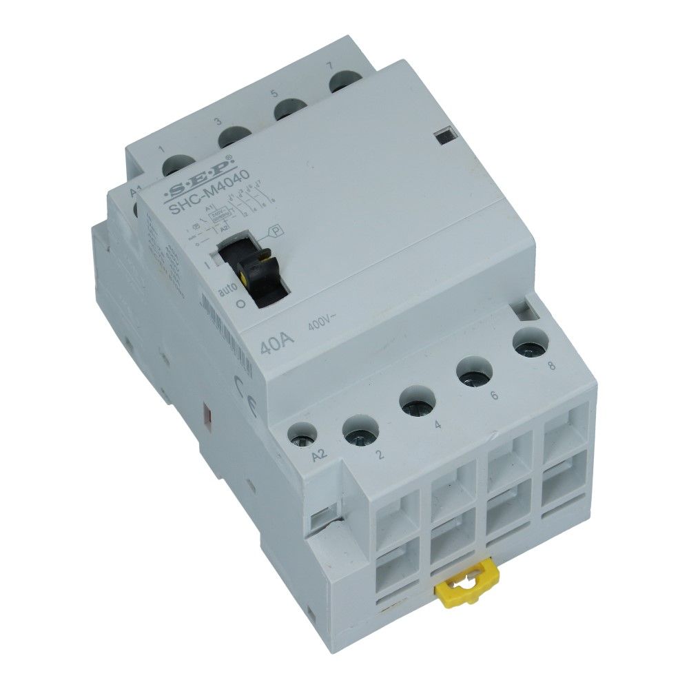 Installatierelais handbediend 63A 240VAC 4 NC