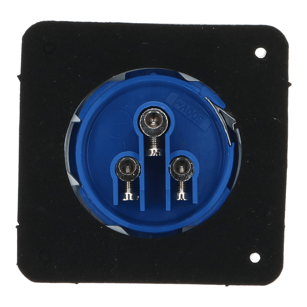 CEE male 3 polig 6H 16A IP54 inbouw wcd 220-240VAC